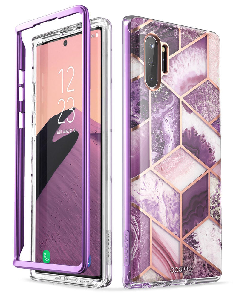 Samsung Galaxy Note 10 Plus Case Cosmo Full-Body Glitter Marble Cover Case