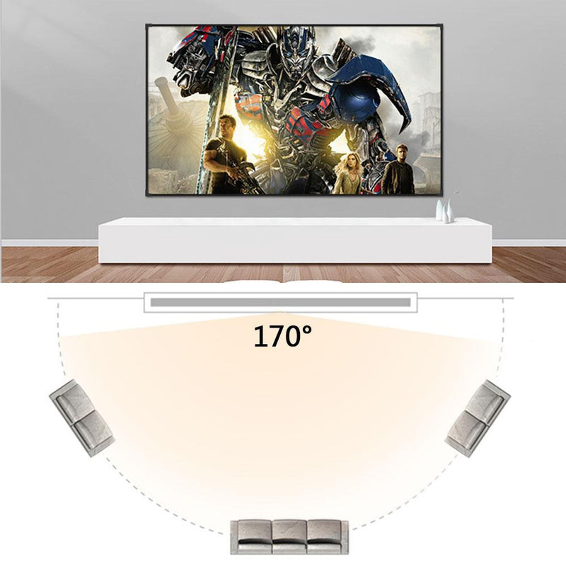 Projector Screen Portable HD Foldable Anti-crease for Home Theater Outdoor Indoor Double Sided 