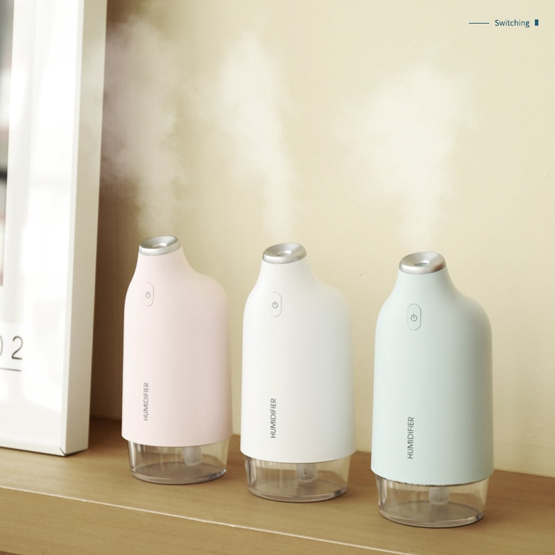 Car Humidifier USB Small Portable Air Humidifier Water Atomizer Mist Maker Fogger Laptop Auto Charging Air Diffuser Humidifier