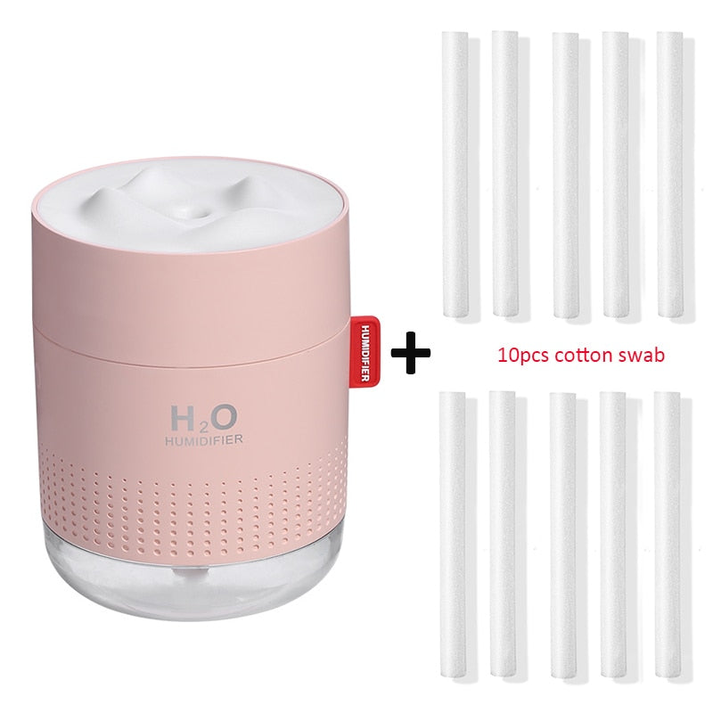 Portable Ultrasonic Humidifier 500ML  H2O USB Aroma Air Diffuser