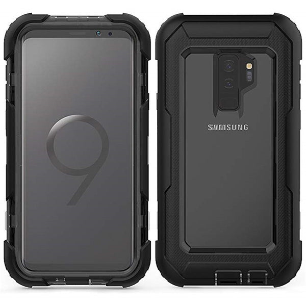 3 in 1 Phone Case For Samsung Galaxy S9 Plus Cover Hard Protective Shockproof Belt Clip Running Sport Cover For Samsung S9 Case