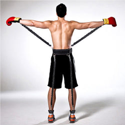 Strong Resistance Bands Boxing Endurance Agility Pull Rope Crossfit Rubber Band Basketball Leaping Training  Rope Set