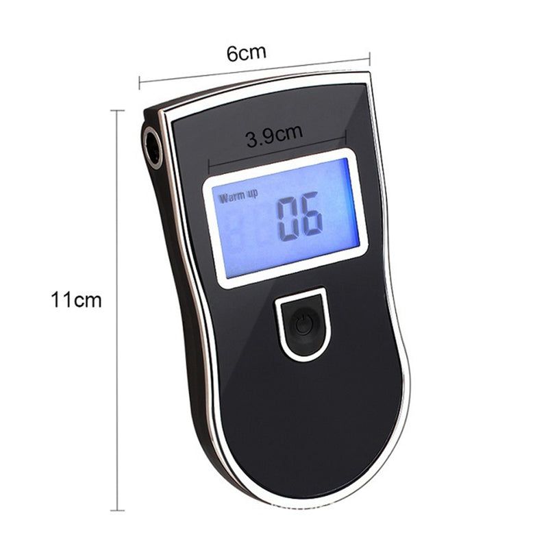 GLCC Professional Alcohol Tester Digital Breathalyzer LCD Display Breath Analyzer Portable Alcohol Detection Device for Drivers