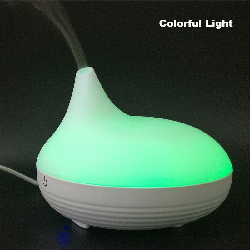 USB ChargeAir Humidifier with Warm LED Lights Mini Aromatherapy Essential Oil Diffuser