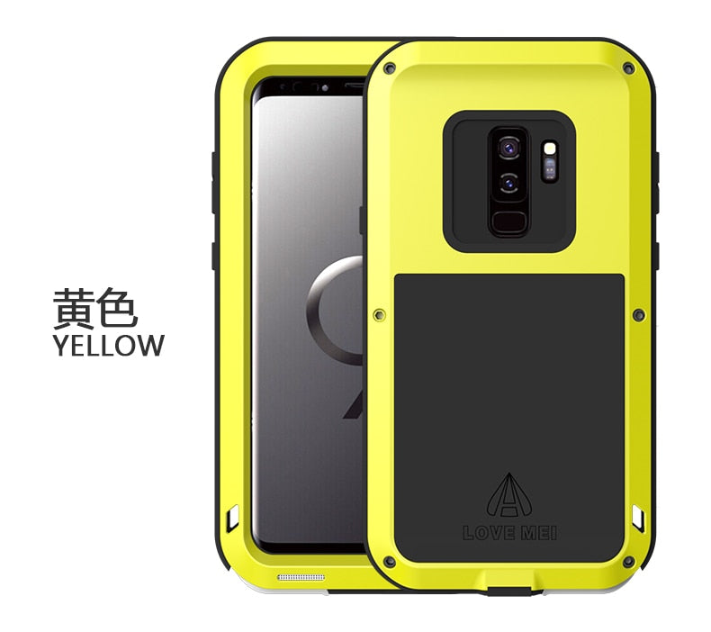 Case For S9 Shock Dirt Proof Water Resistant Metal Armor Aluminum Silicon Cover Phone Case For Samsung Galaxy S9 plus