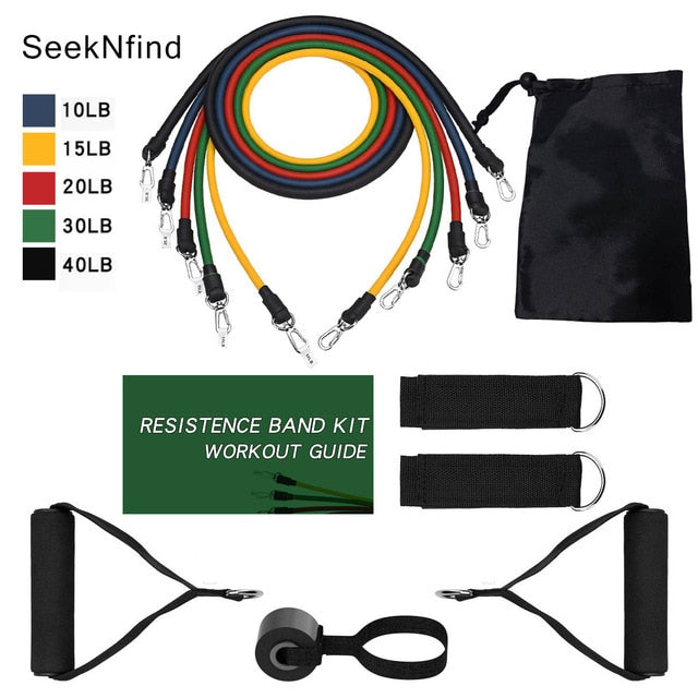 Resistance Bands Set Fitness Band Rubber Tube Bands