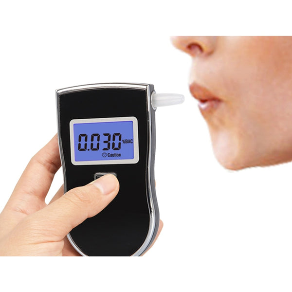 GLCC Professional Alcohol Tester Digital Breathalyzer LCD Display Breath Analyzer Portable Alcohol Detection Device for Drivers