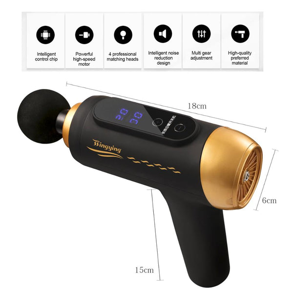 Massage Gun Muscle Relaxation Massager Vibration Fascial Gun Fitness Equipment