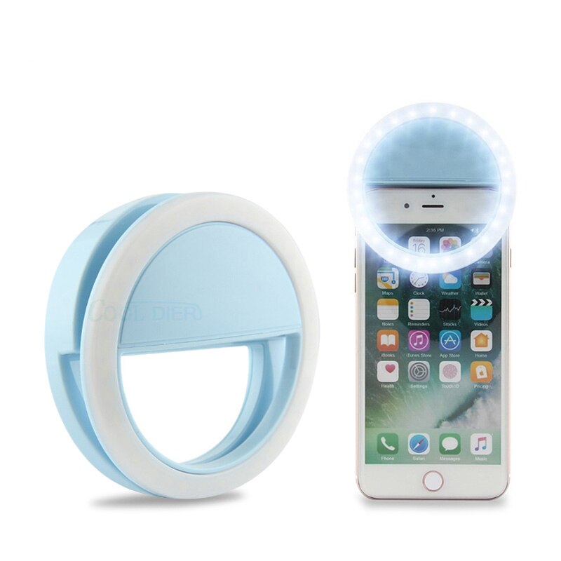 36 LED Selfie Ring Light Portable Flash Universal Phone Enhancing Fill Light 