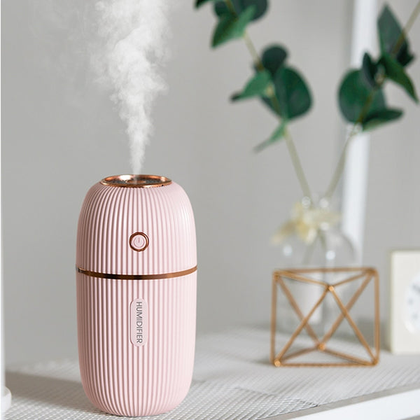 Humidifier 300ML Ultrasonic USB Aroma Essential Oil Diffuser Romantic Color Night Lamp Mist Maker Humidificador Portable