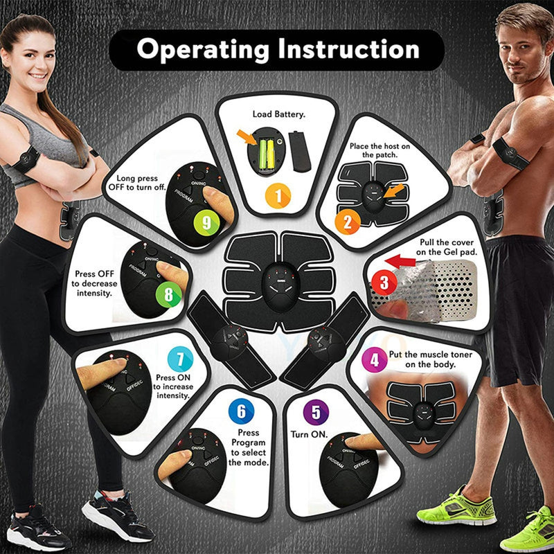 Hip Muscle Stimulator Fitness Lifting Buttock Abdominal Trainer Indoor Body Slimming Massager